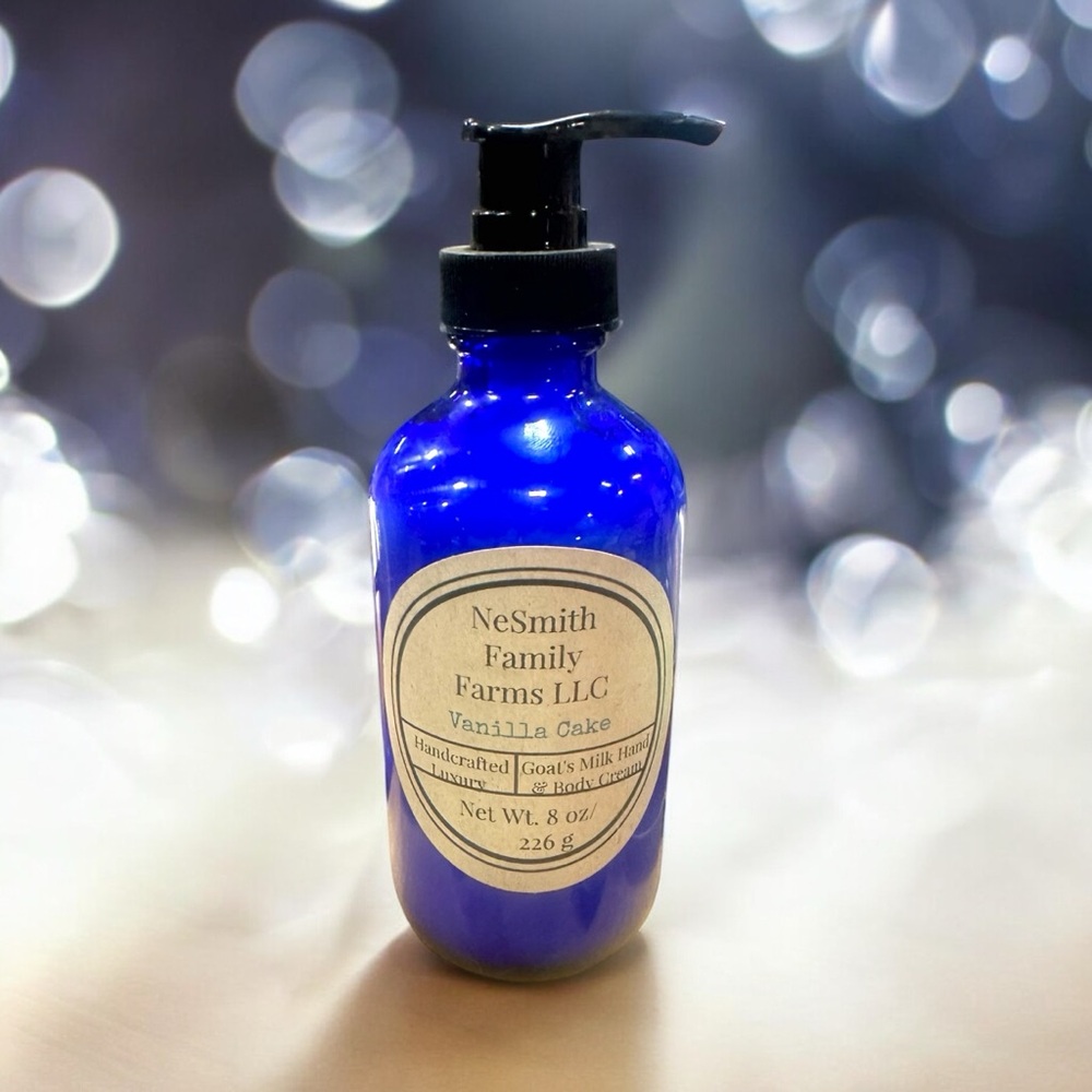 Triple Butter Goat’s Milk Hand and Body Cream in Vanilla Cake
